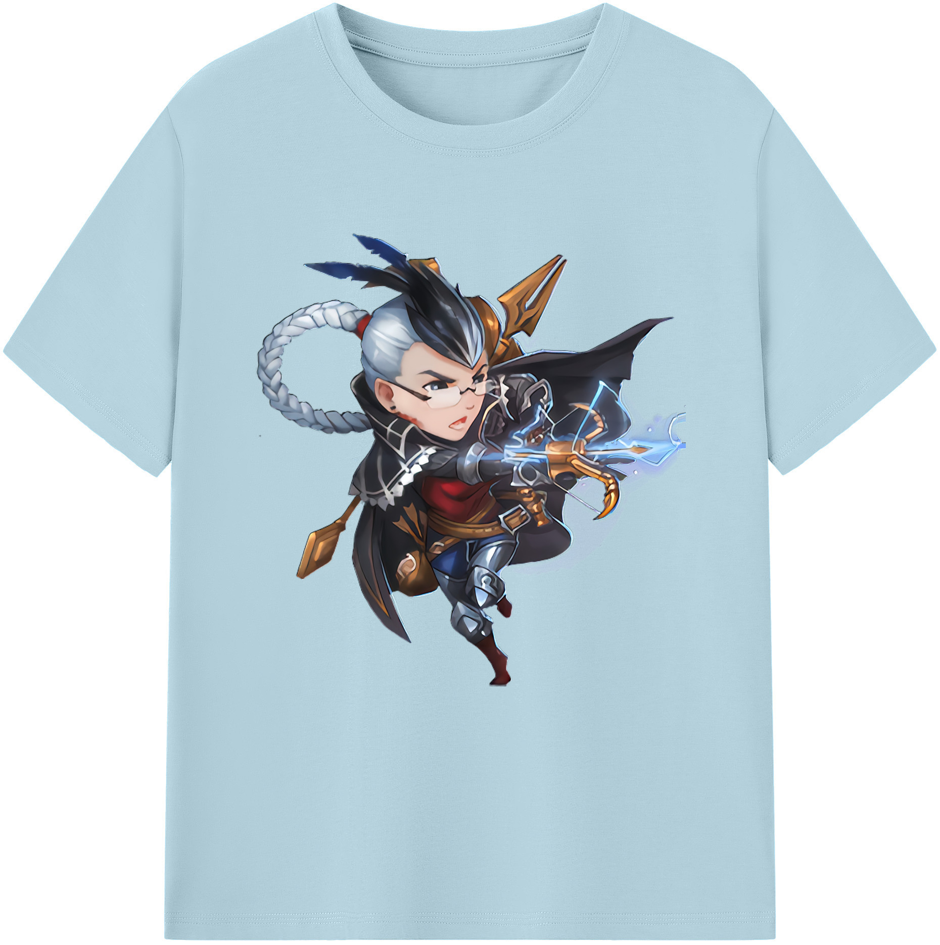 リーグ・オブ・レジェンド League of Legends LOL 綿100％半袖Tシャツ（フロントプリント）